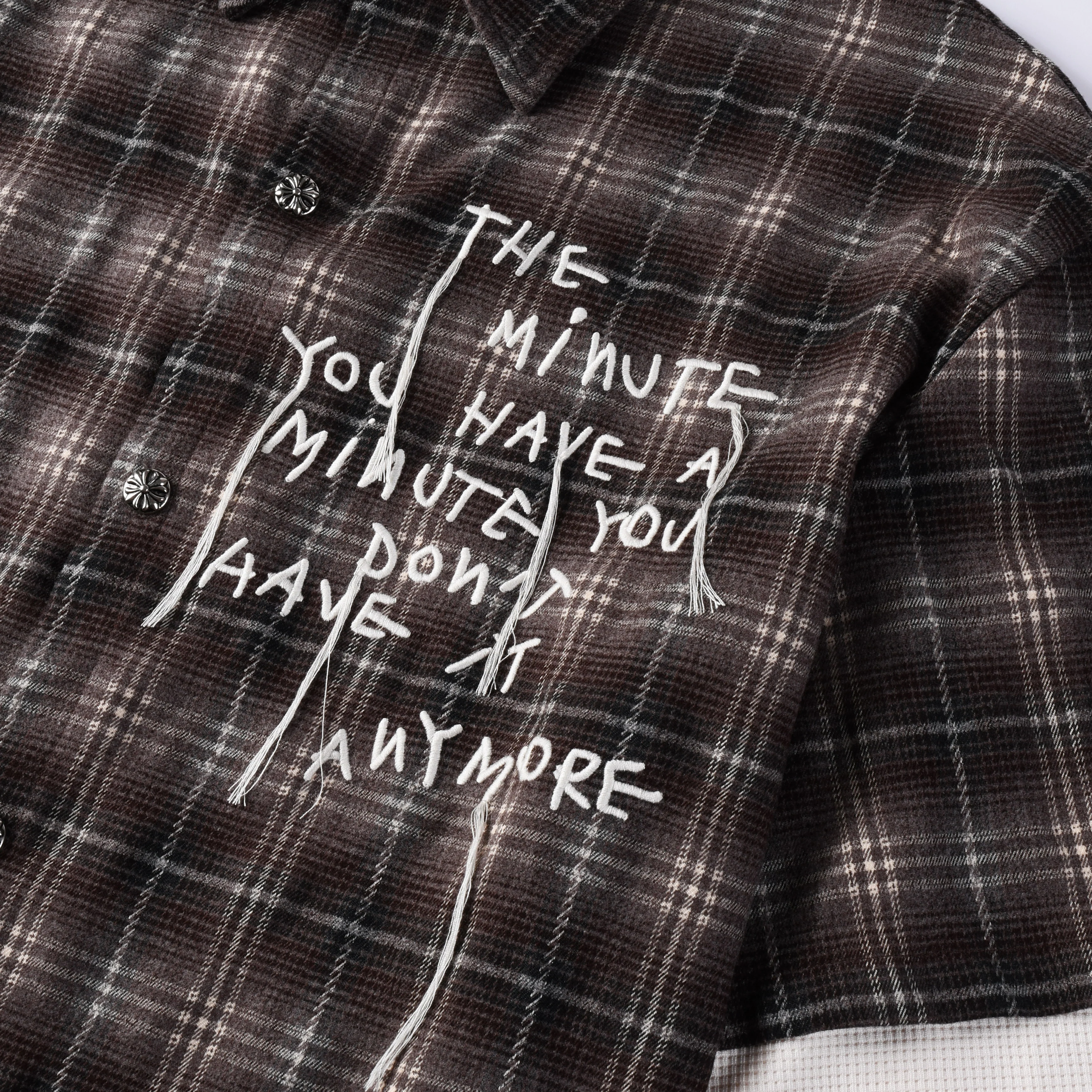 Time Is Gone Plaid Shirt - Image 5