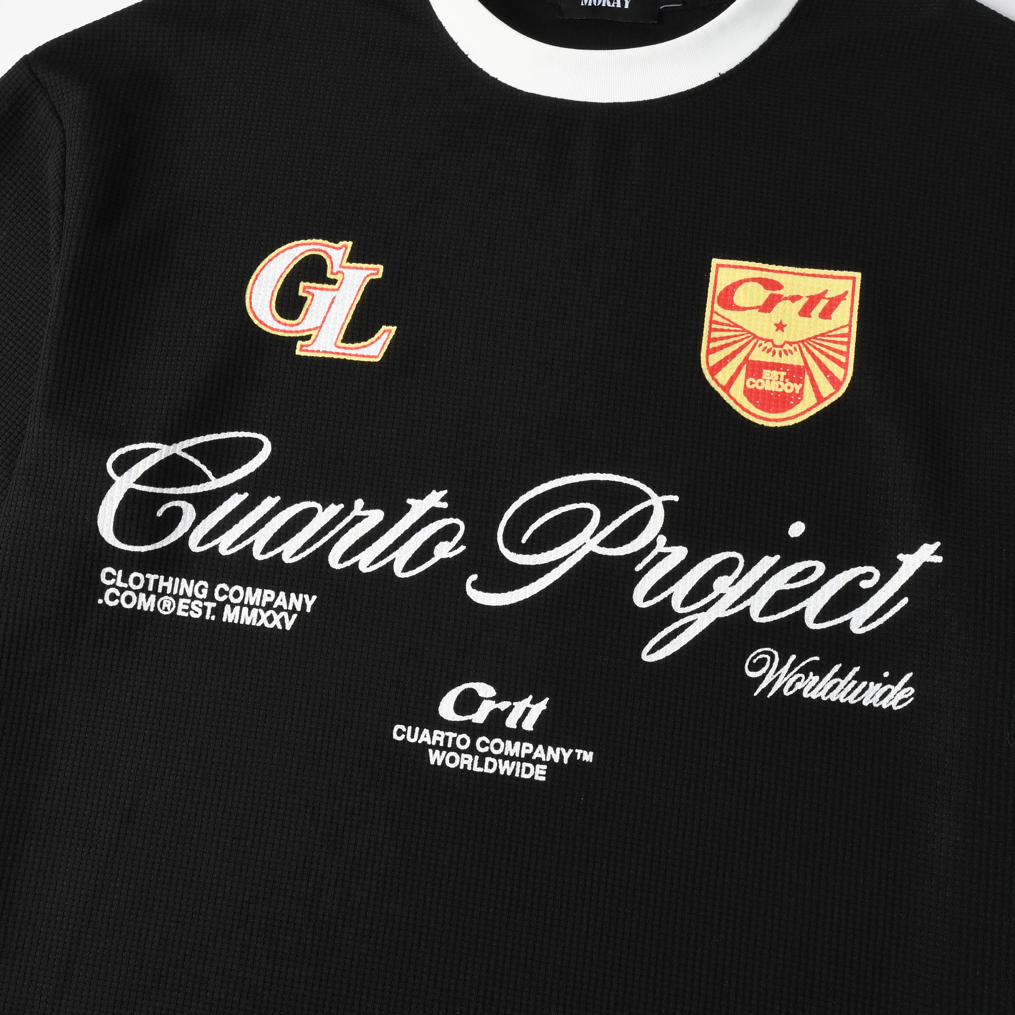 Vintage Varsity Longsleeve – Black - Image 7